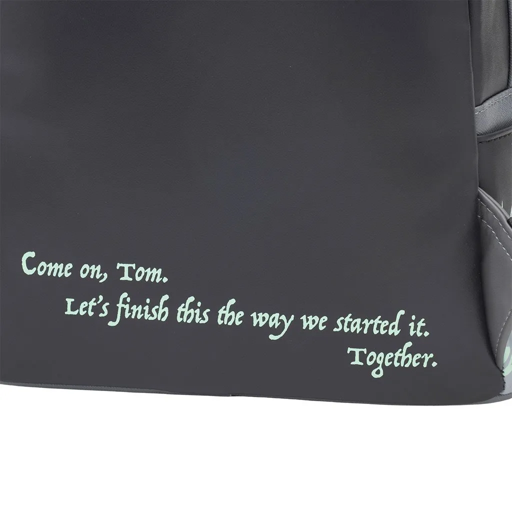 707 Street Exclusive - Loungefly Harry Potter Glow in the Dark Battle of Hogwarts Lenticular Mini Backpack