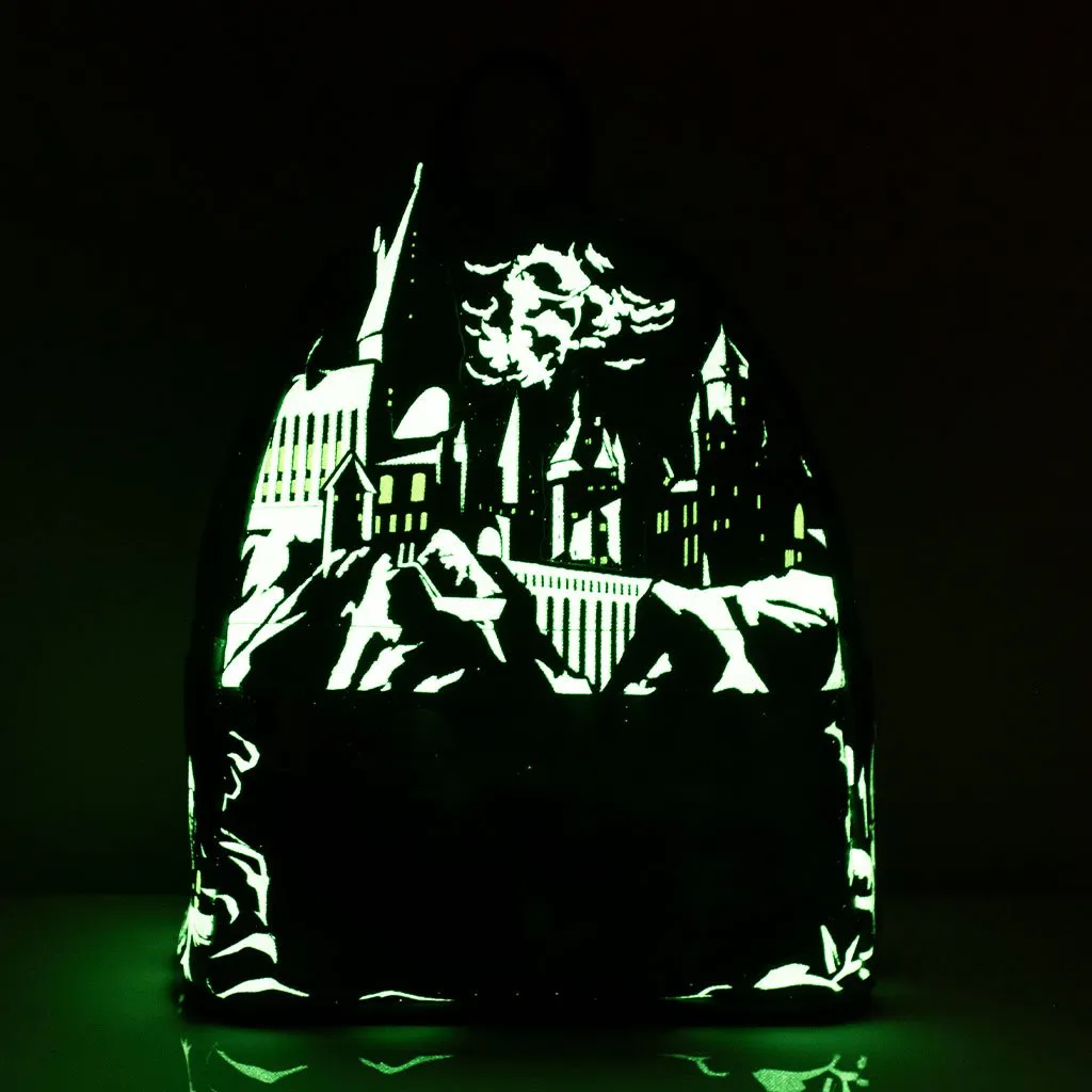 707 Street Exclusive - Loungefly Harry Potter Glow in the Dark Battle of Hogwarts Lenticular Mini Backpack