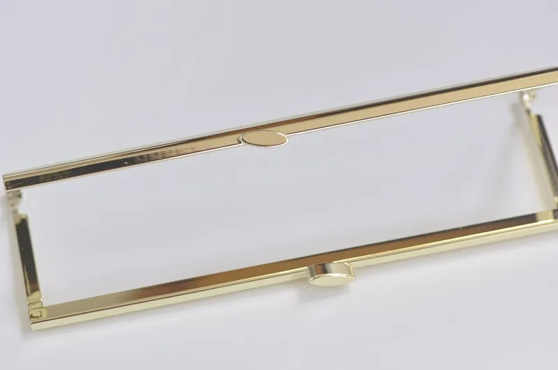 7" Gold Purse Frame Glue-In Purse Frame 18.5cm x 6cm