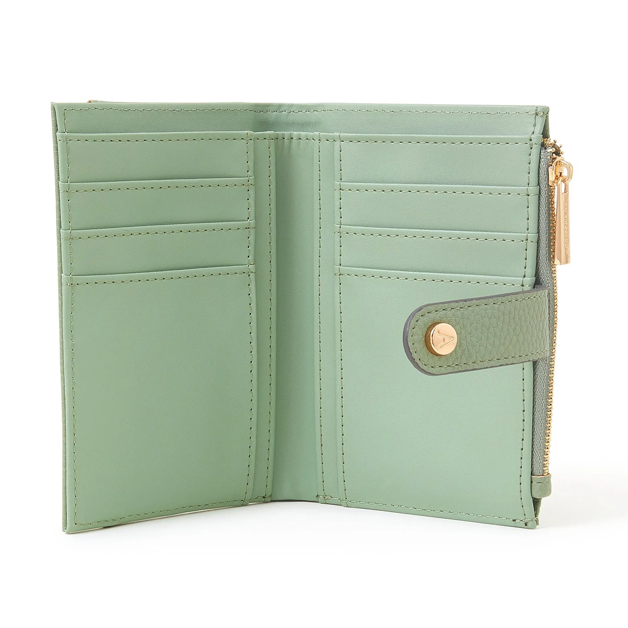 Accessorize London Green Removable Cardholder Purse