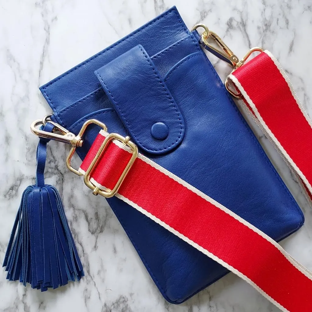 Agnes Phone Pouch - Silver Mirror