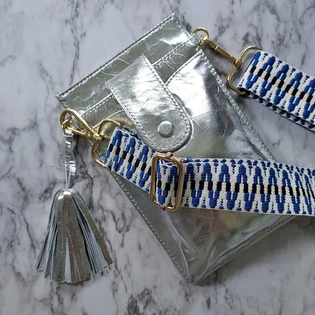 Agnes Phone Pouch - Silver Mirror