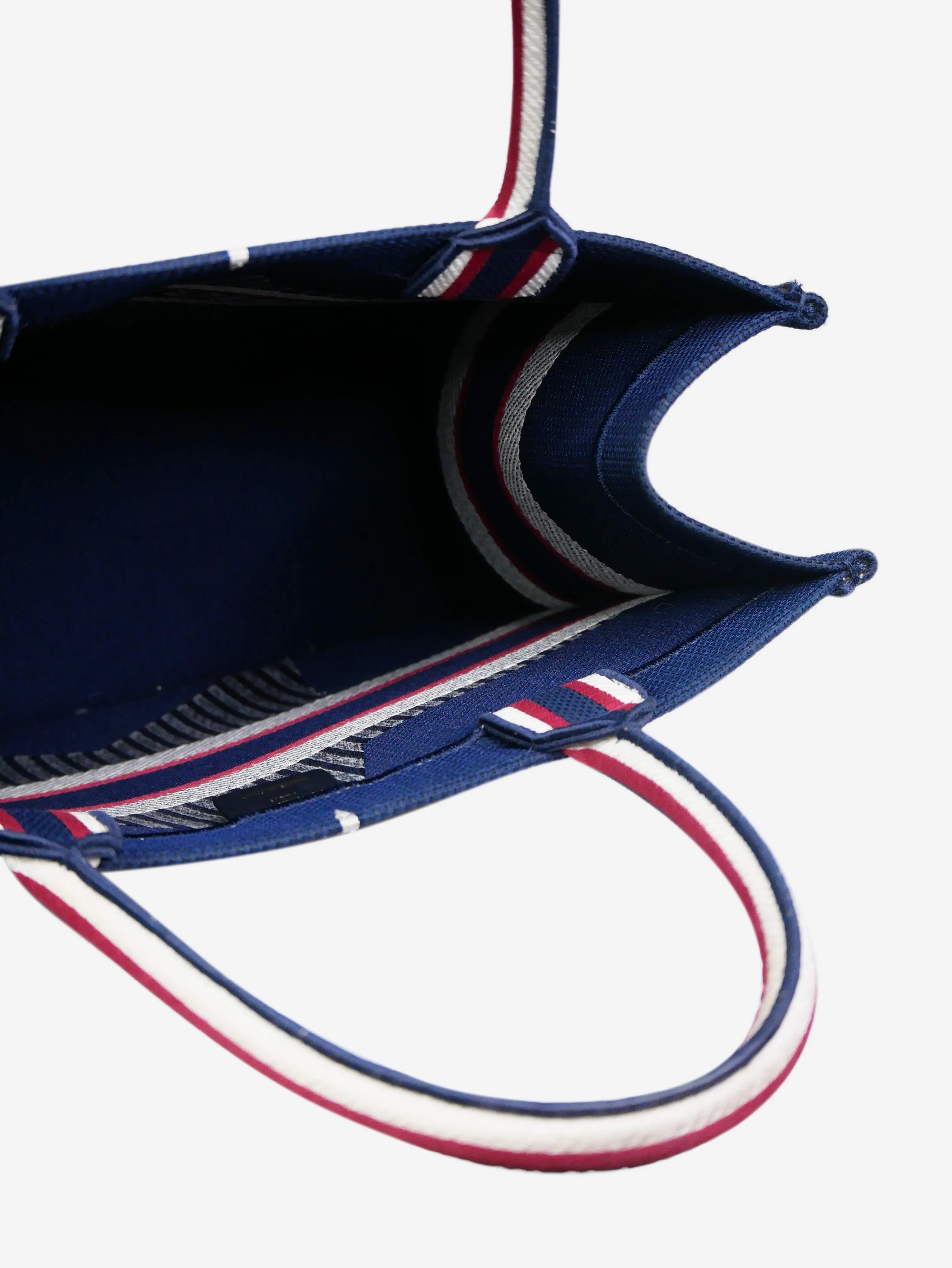 202 Blue Striped Star Book Tote - Medium Size
