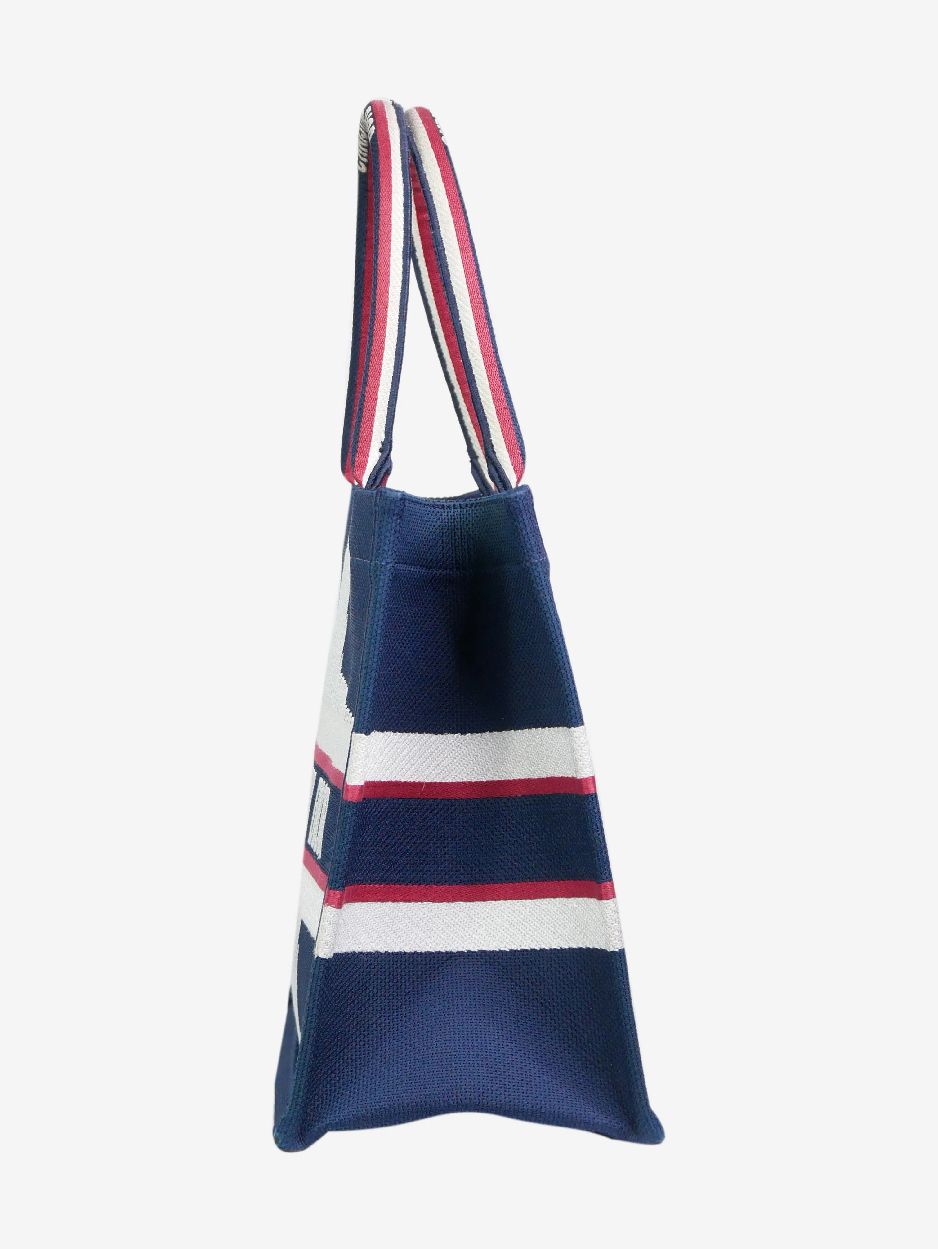 202 Blue Striped Star Book Tote - Medium Size