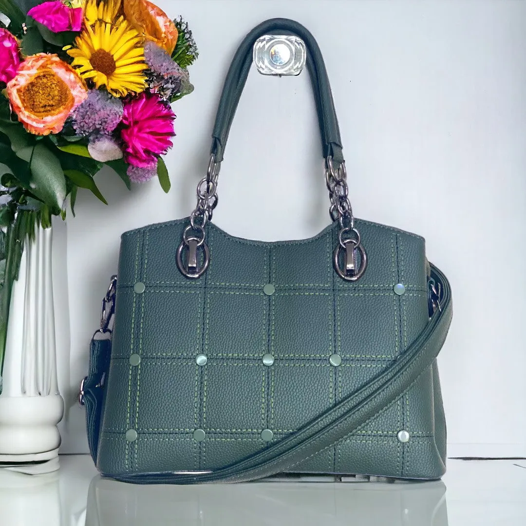 bobby Calfskin Satchel rose