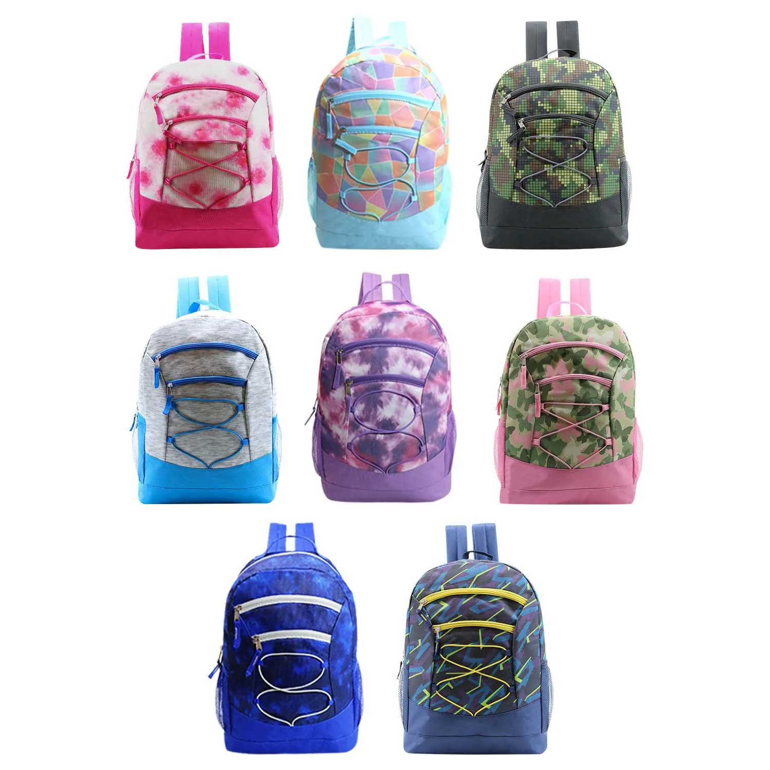 Bulk Case of 12 Backpacks and 12 Hygiene & Toiletries Kit - Wholesale Care Package - Disaster Relief Kit, Homeless, Charity