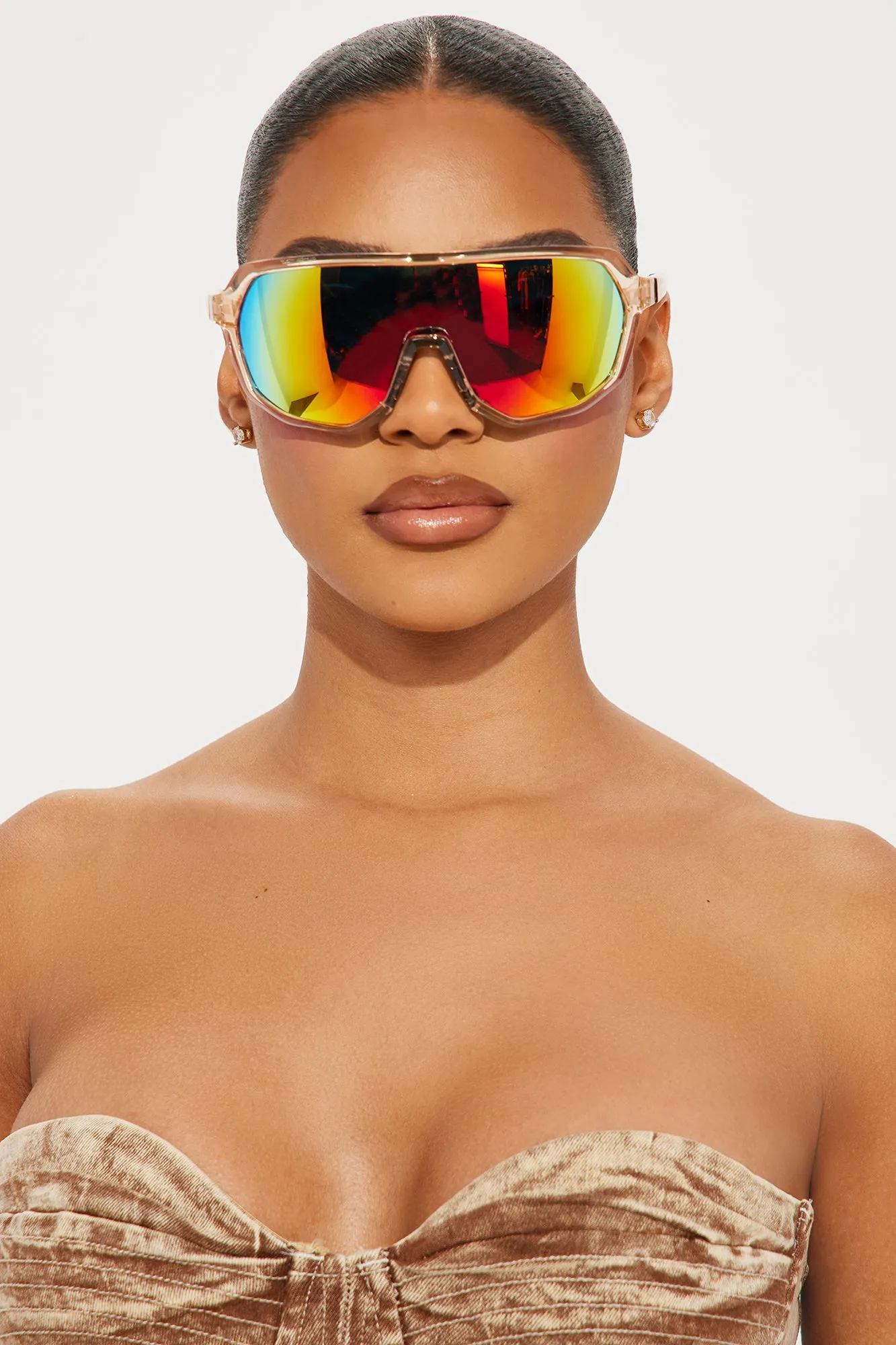 Change My Mind Up Sunglasses - Orange