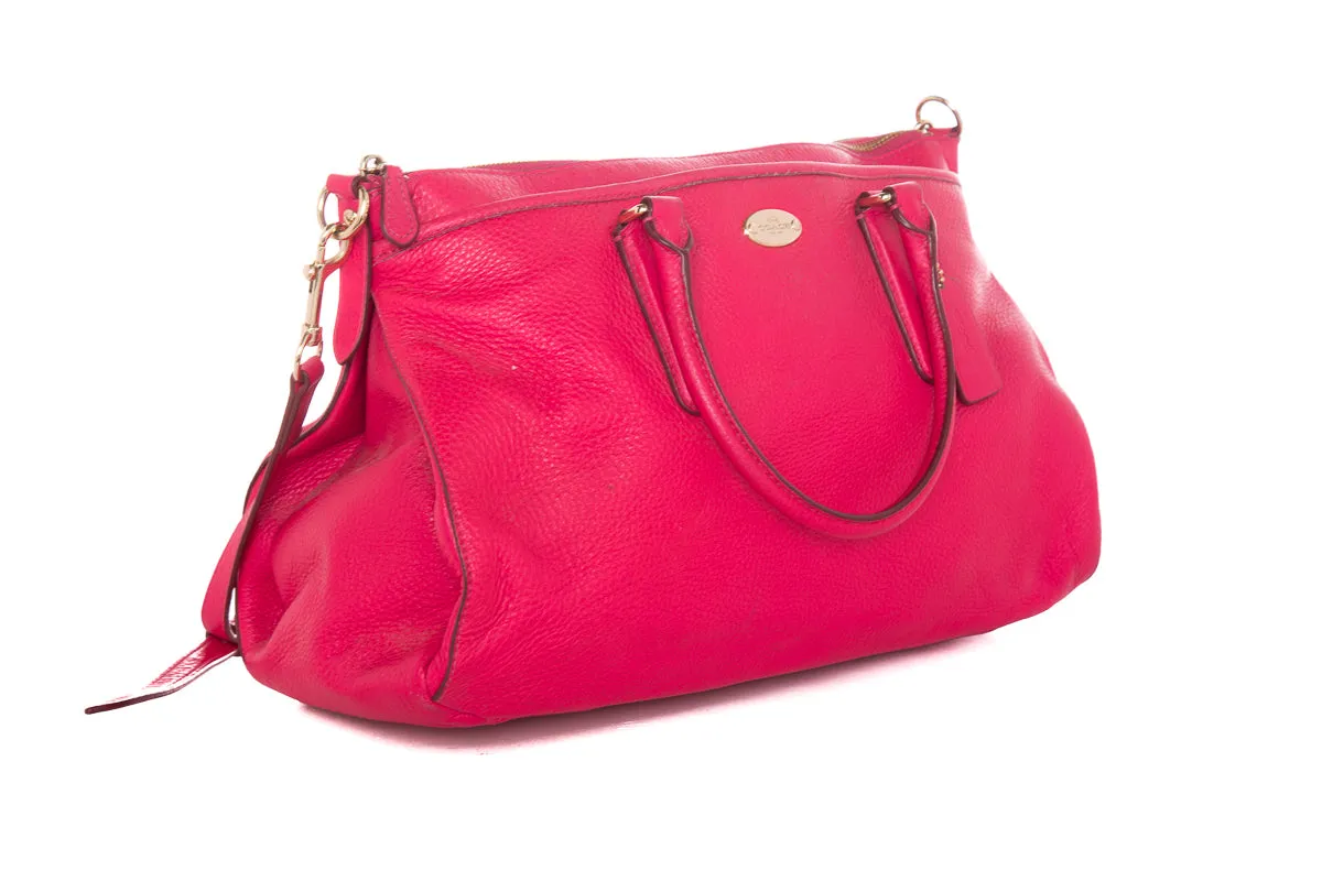 Coach Hot Pink Morgan Satchel Handbag