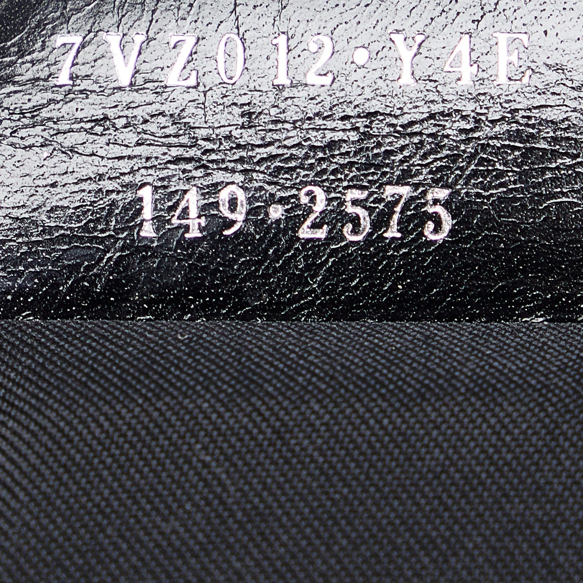 FENDI Croc Embossed Nylon Backpack
