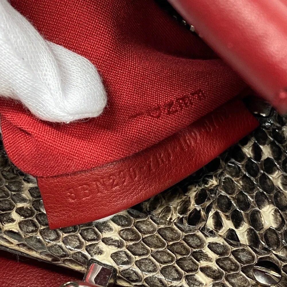 FENDI Handbag 8BN290 leather Red Peek-a-boo regular