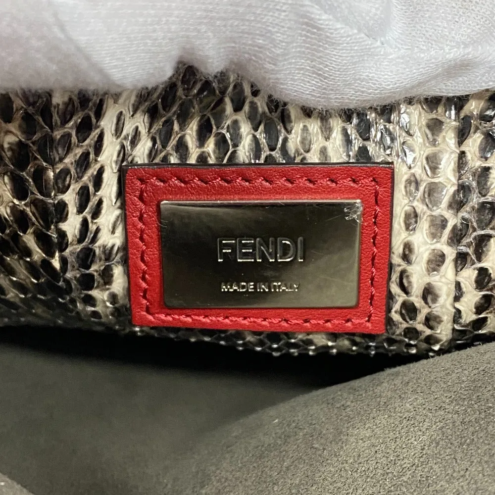 FENDI Handbag 8BN290 leather Red Peek-a-boo regular
