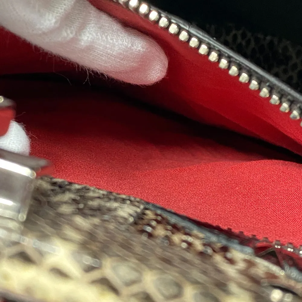 FENDI Handbag 8BN290 leather Red Peek-a-boo regular
