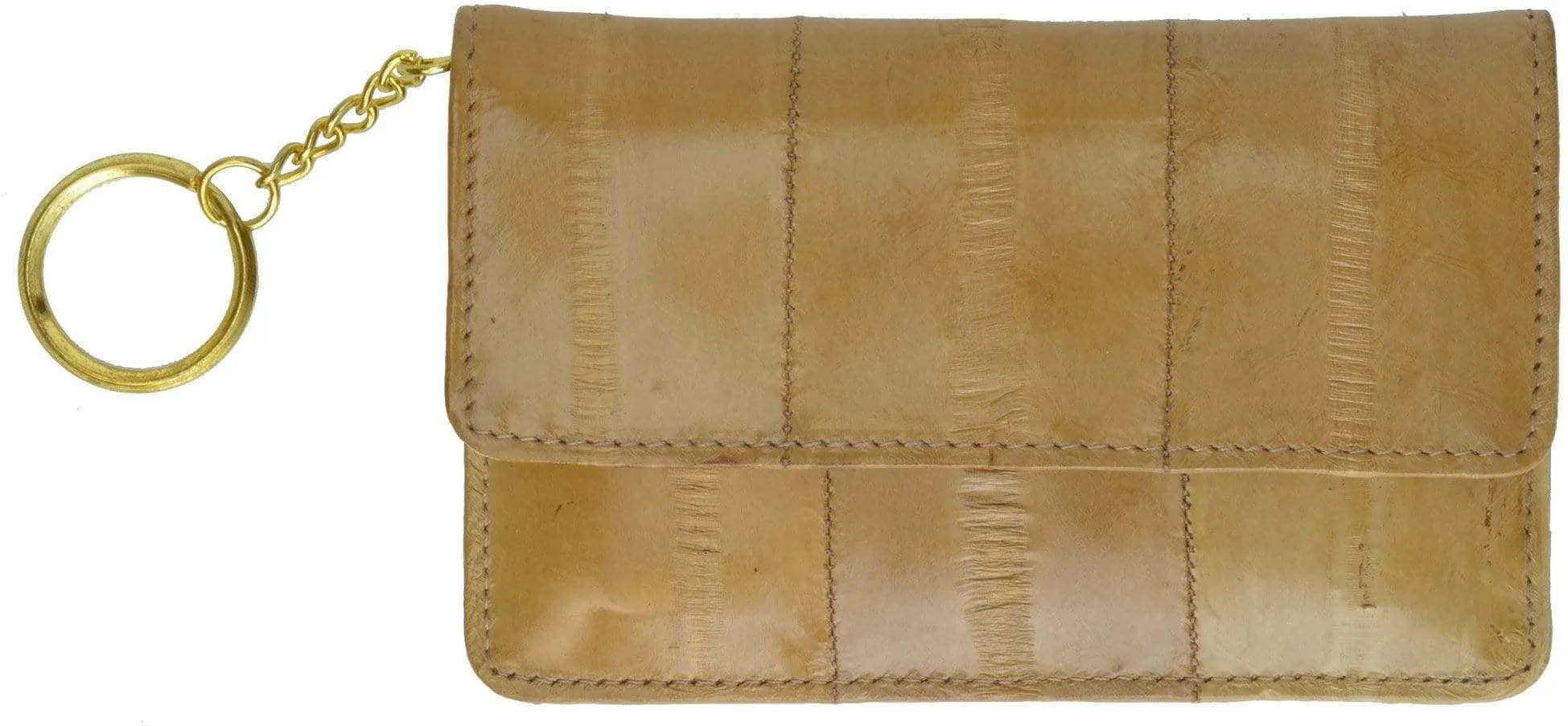 Genuine Eel Skin Leather Womens Coin Change Purse E 855