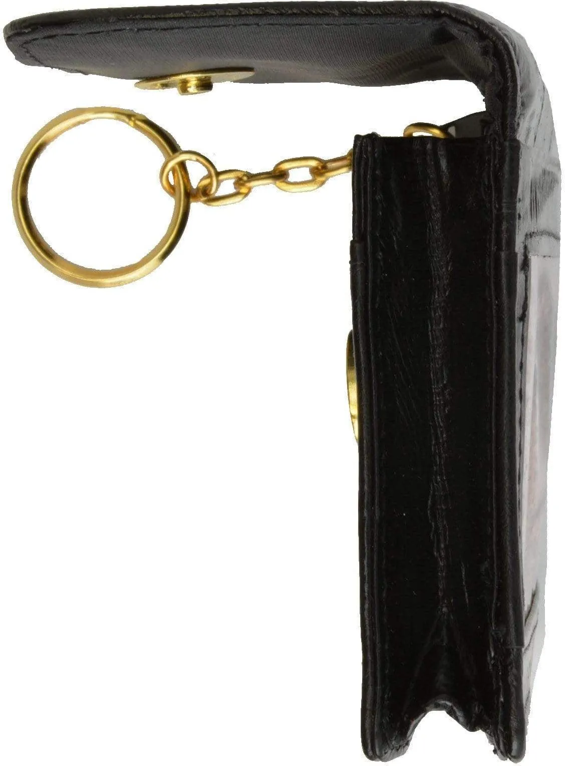 Genuine Eel Skin Leather Womens Coin Change Purse E 855