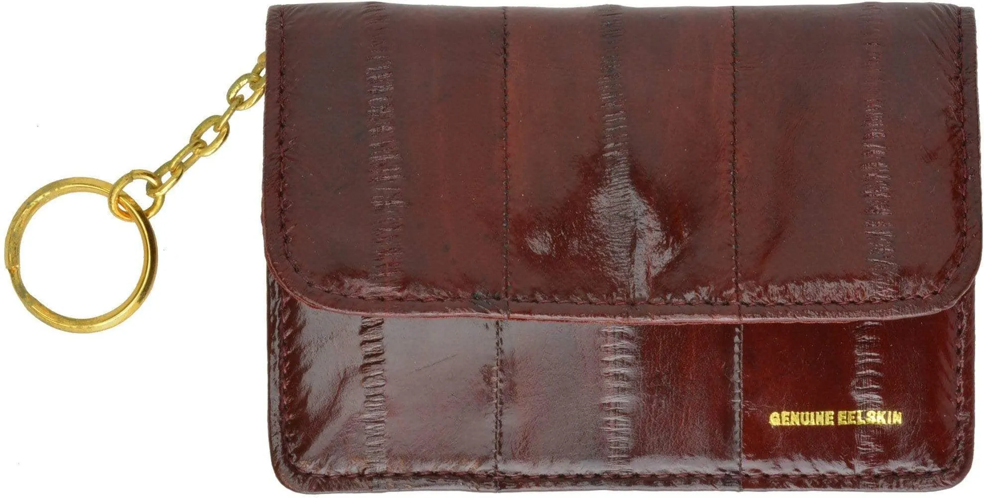 Genuine Eel Skin Leather Womens Coin Change Purse E 855