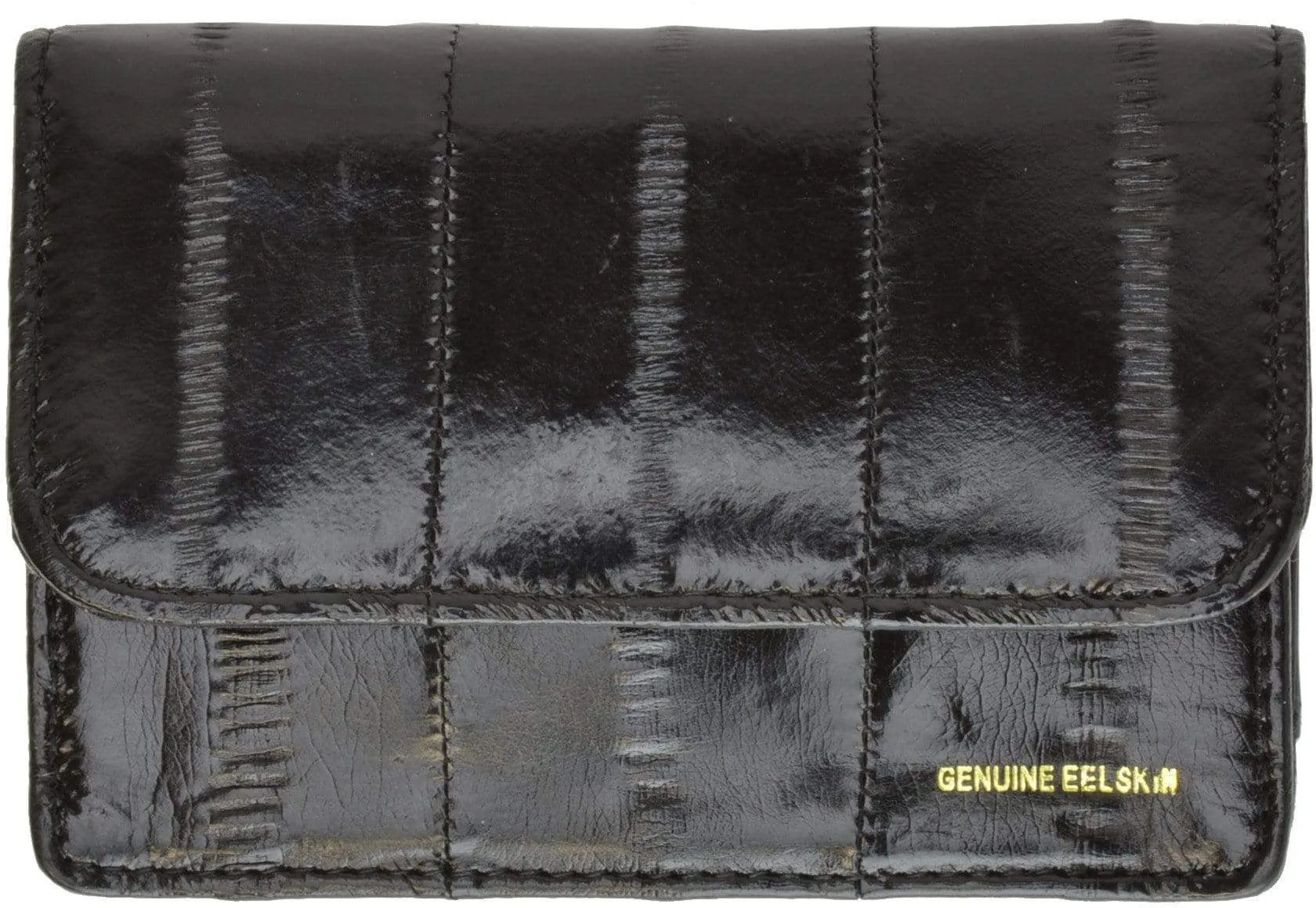 Genuine Eel Skin Leather Womens Coin Change Purse E 855