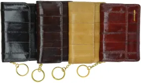 Genuine Eel Skin Leather Womens Coin Change Purse E 855