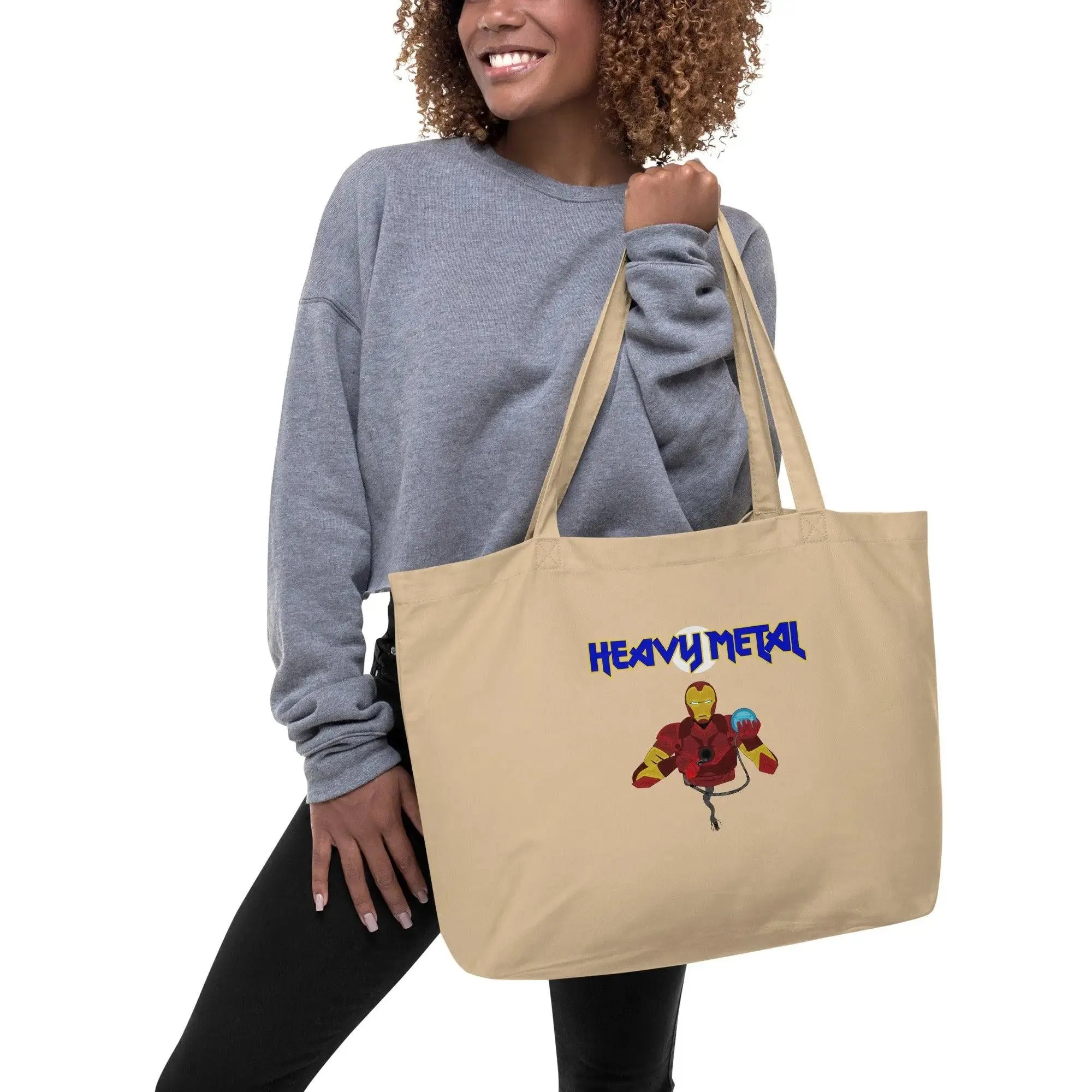Heavy Metal Large organic tote bag