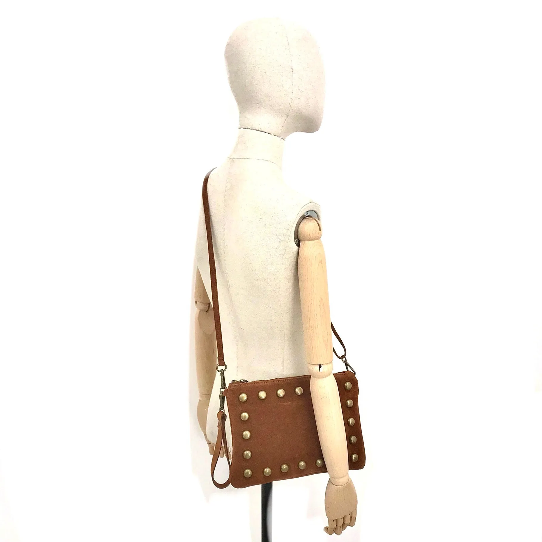 Maxi Clutch with Wrist and Shoulder Strap