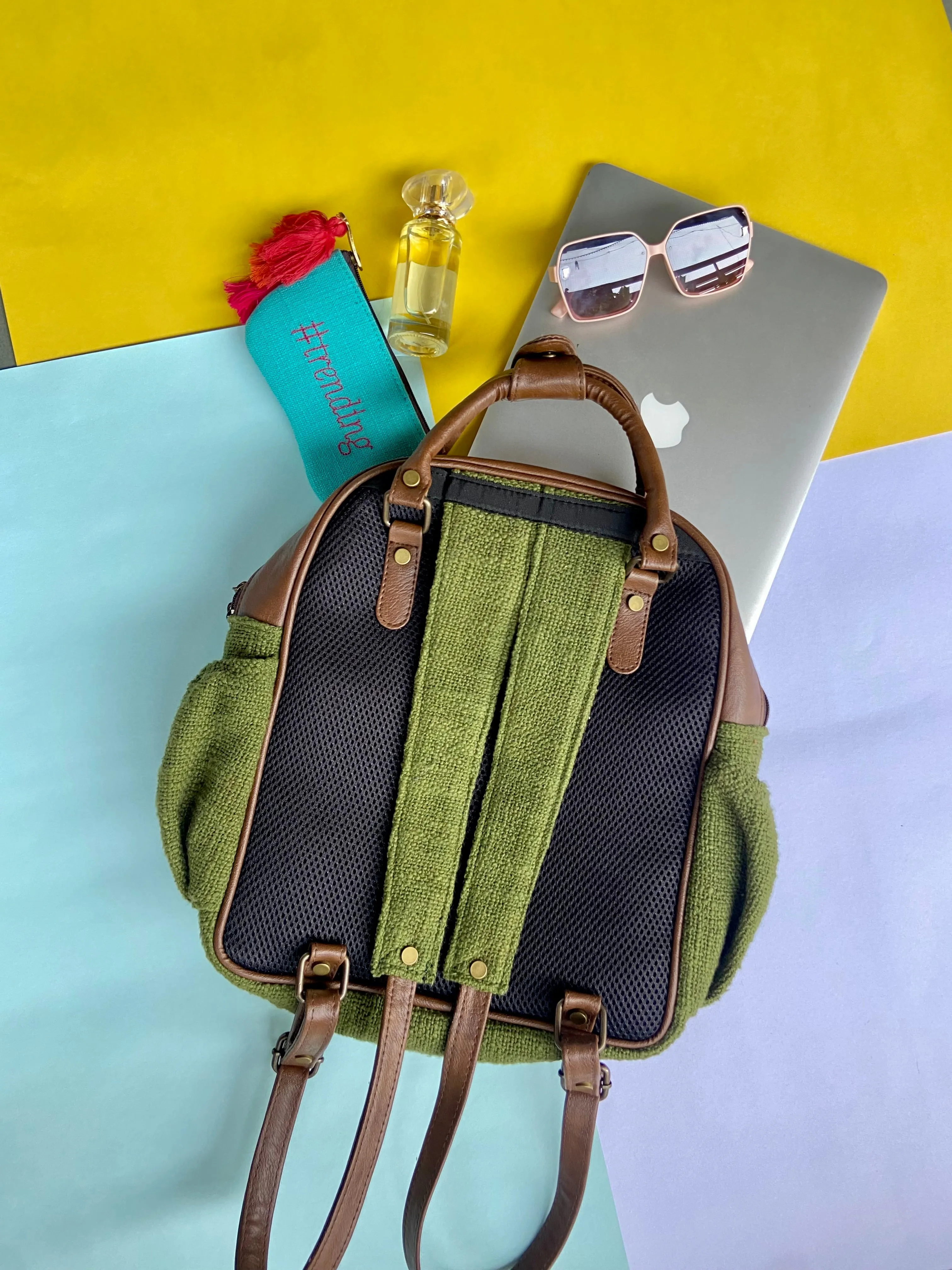 Olive Mini Backpack