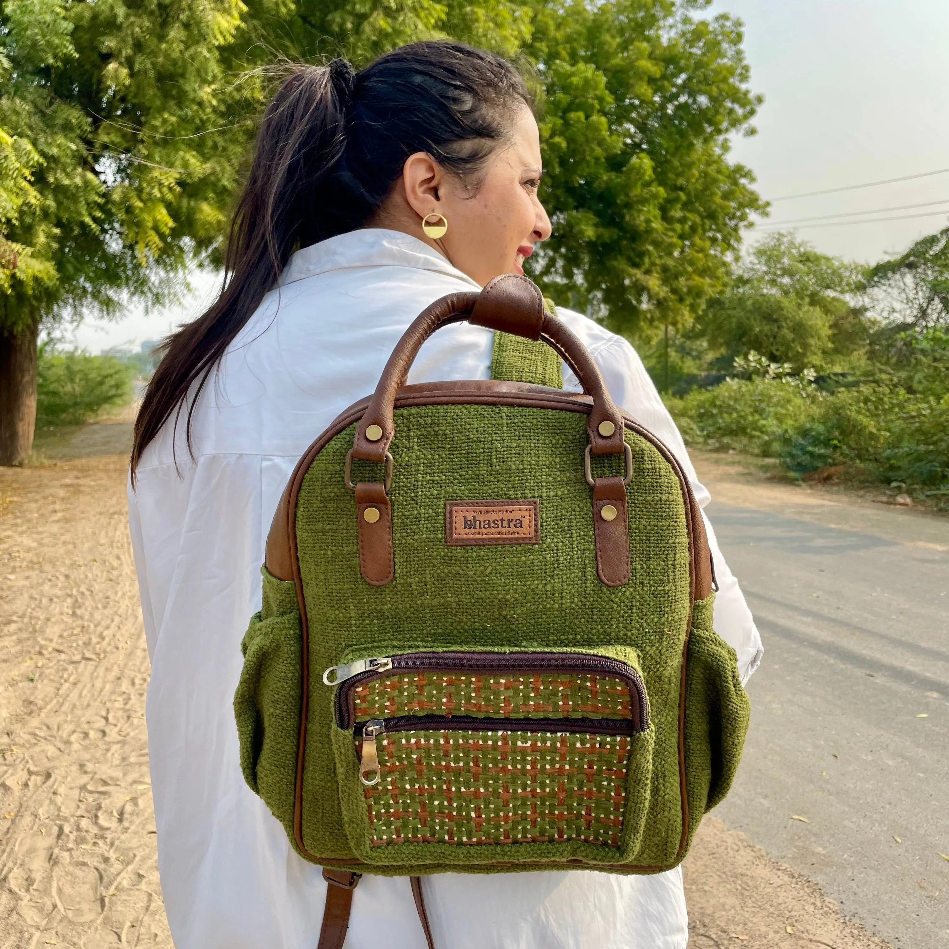 Olive Mini Backpack