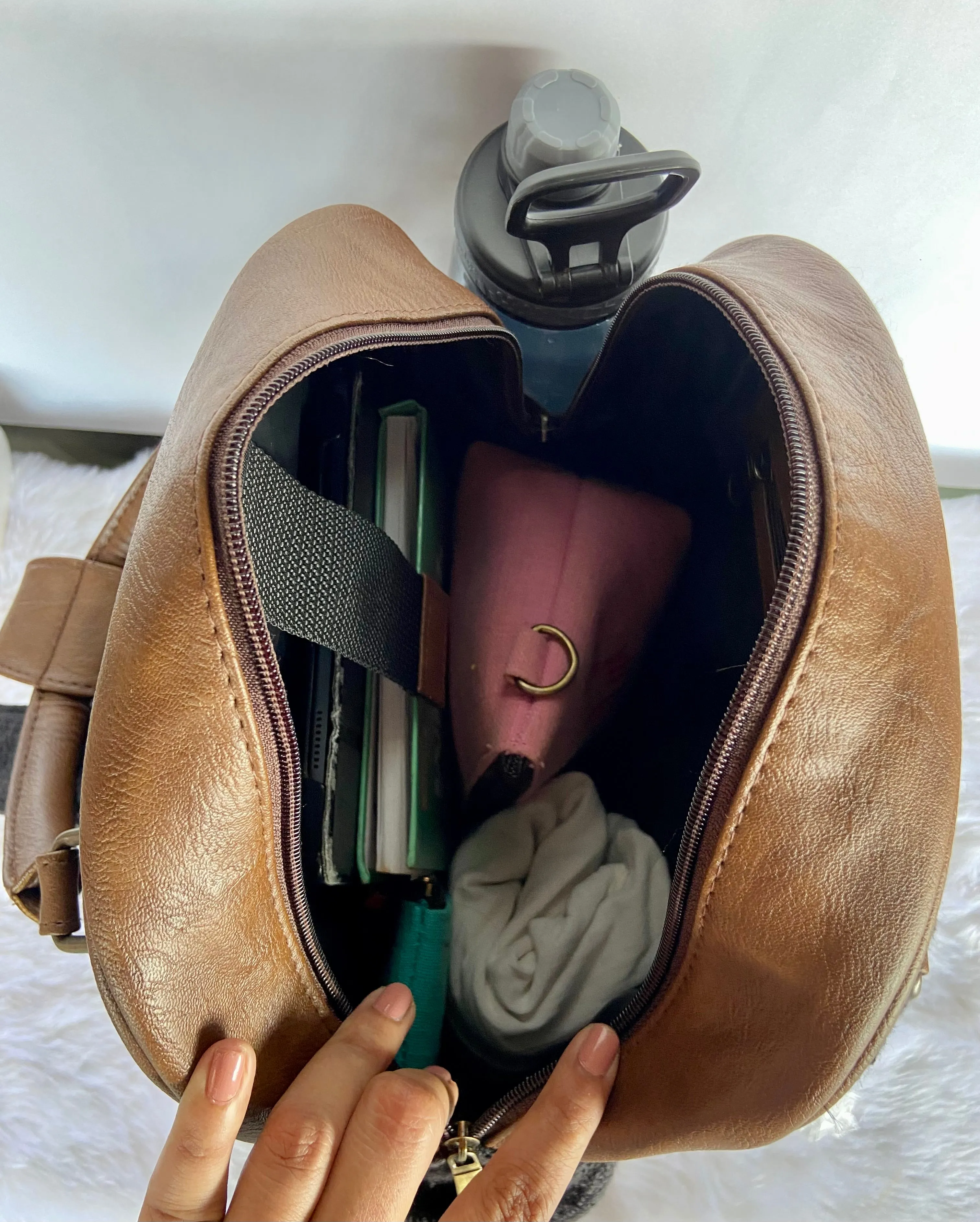 Olive Mini Backpack