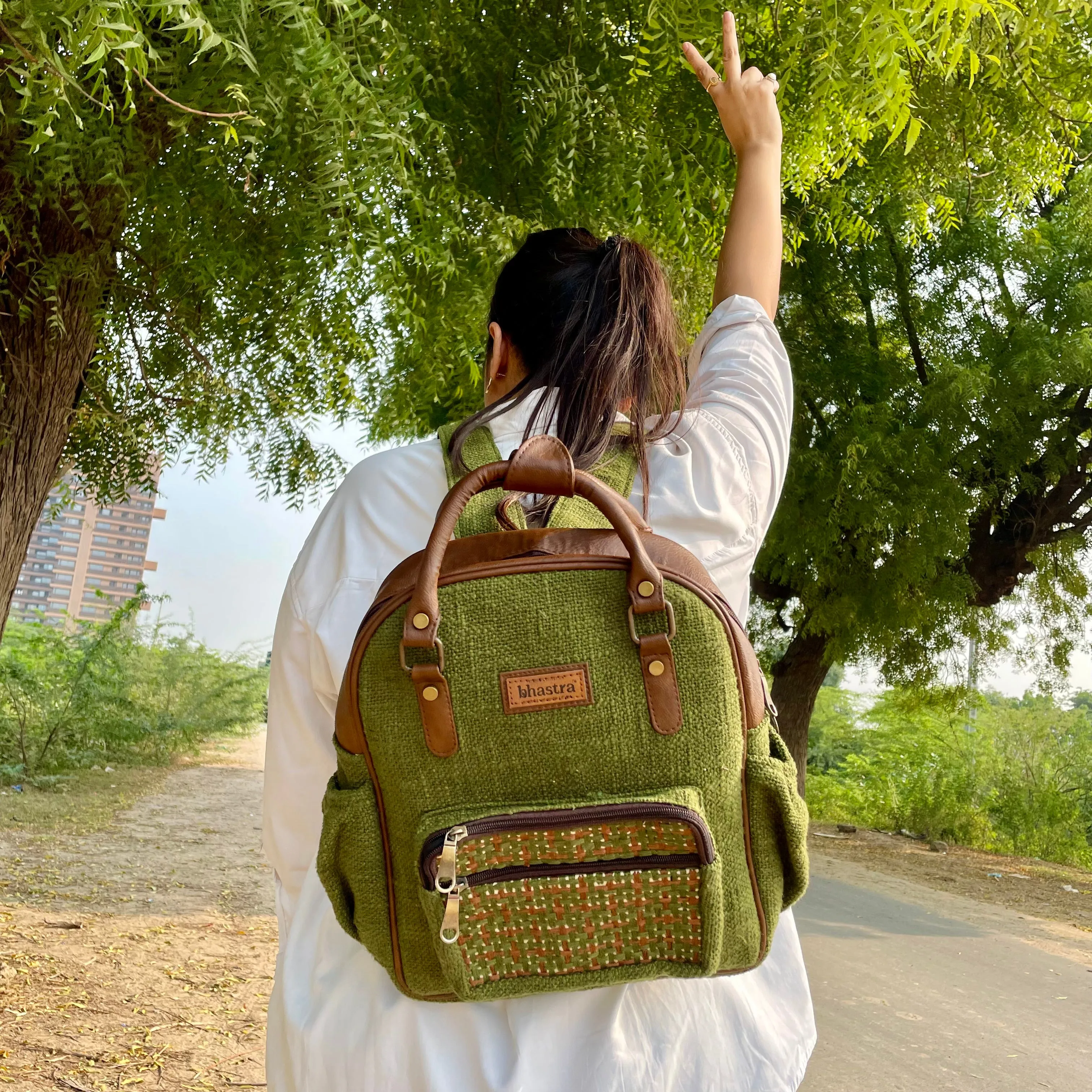 Olive Mini Backpack