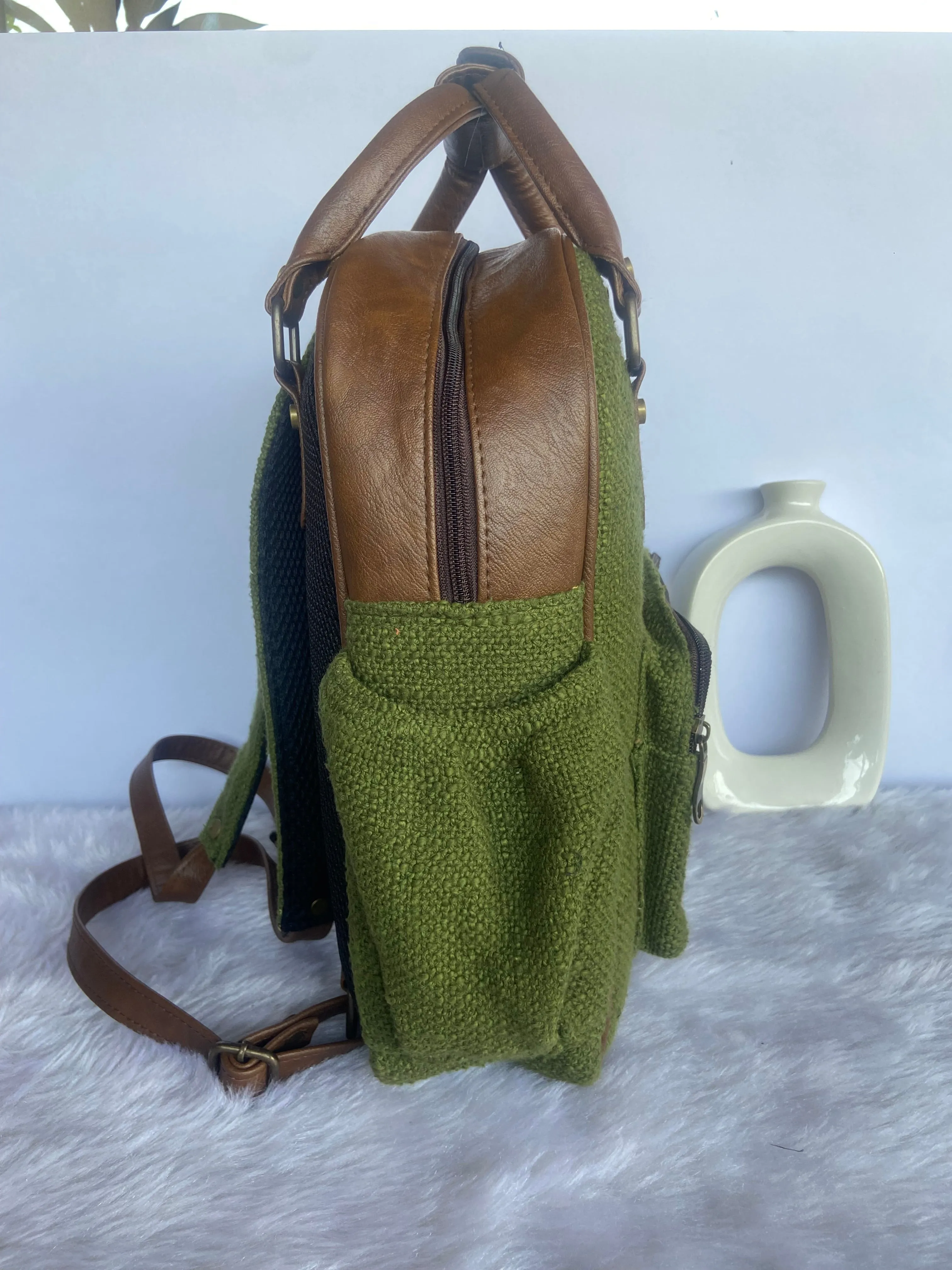 Olive Mini Backpack
