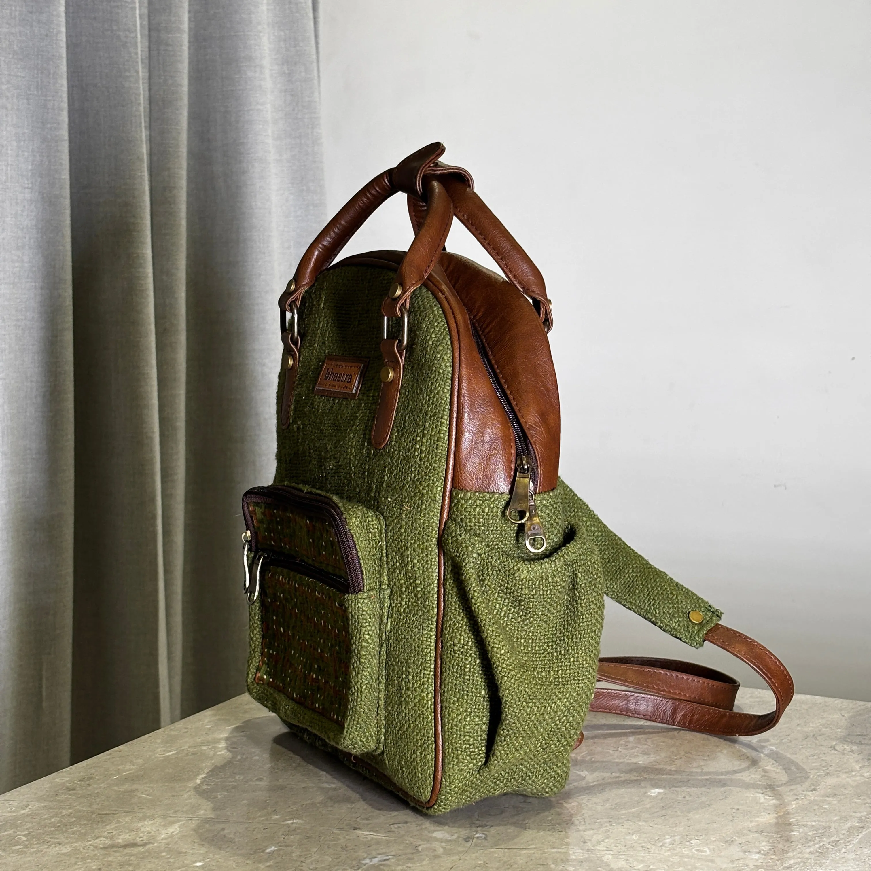 Olive Mini Backpack