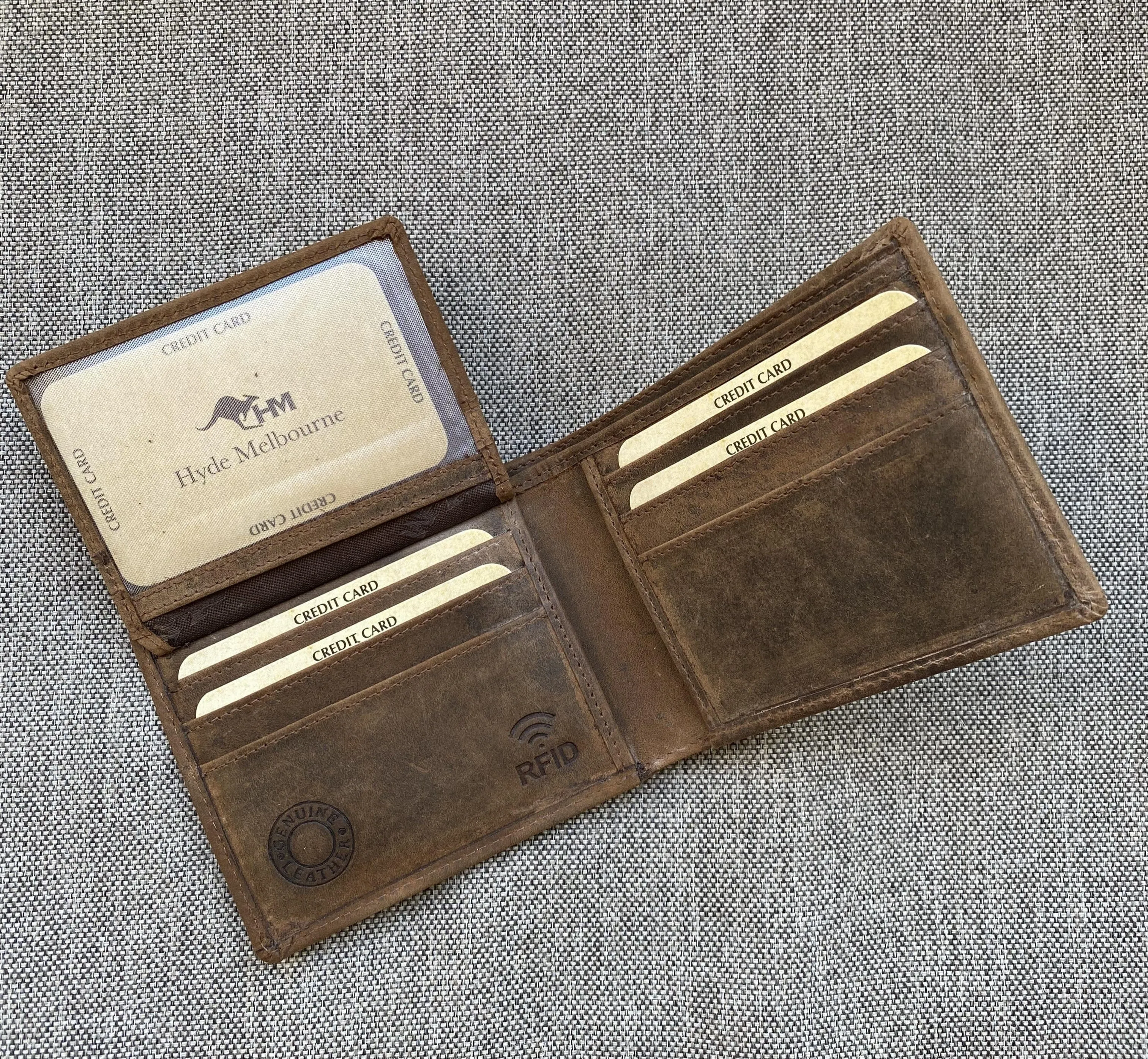 Personalised Photo Vintage Leather Wallet