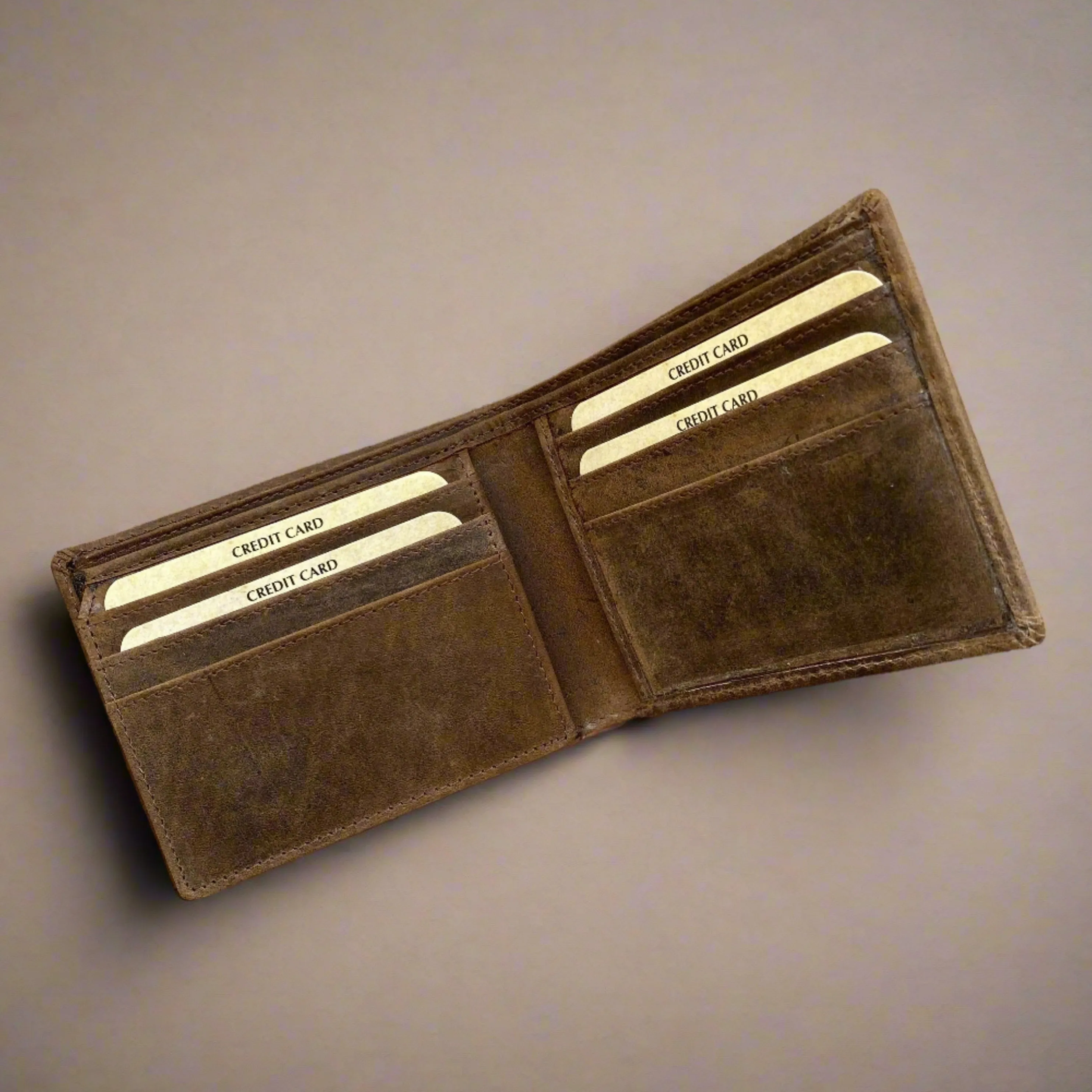 Personalised Photo Vintage Leather Wallet