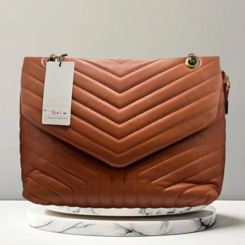 Quilted Handbag - Red