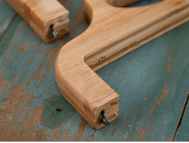 Wood Purse Frame / Large Wood Handle Purse Frame With Screws Pick Size