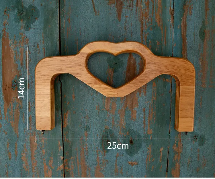 Wood Purse Frame / Large Wood Handle Purse Frame With Screws Pick Size