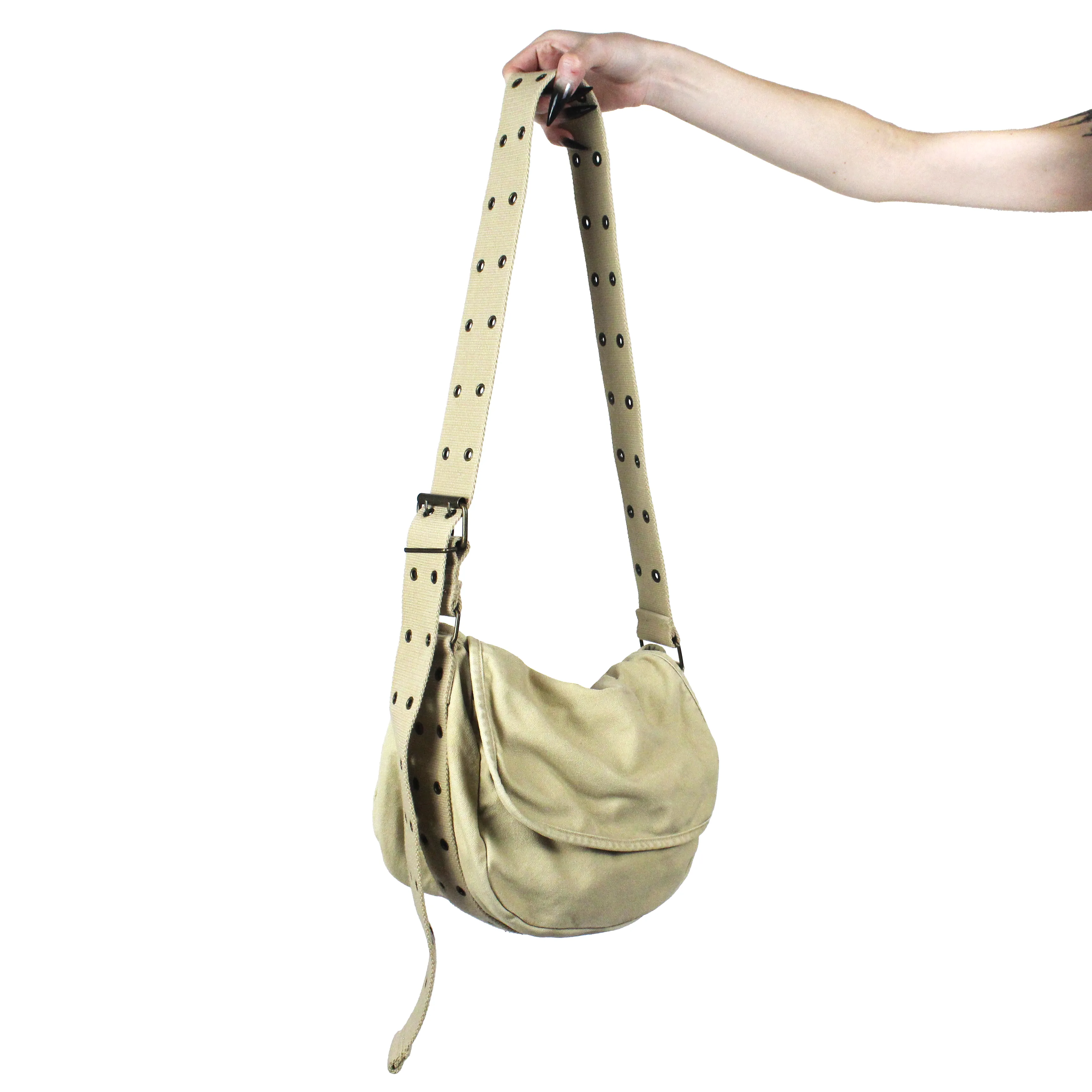 Y2K Grommet Belt Bag
